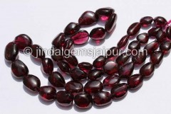 Rhodolite Garnet Far Smooth Nuggets Beads 15-21 MM